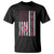 Nobody Fights Alone Pink Ribbon Flag T Shirt Breast Cancer Awareness Support - Wonder Print Shop