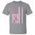 Nobody Fights Alone Pink Ribbon Flag T Shirt Breast Cancer Awareness Support - Wonder Print Shop