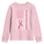 Nobody Fights Alone Pink Ribbon Flag Youth Sweatshirt Breast Cancer Awareness Support - Wonder Print Shop