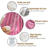 Inspirational Breast Cancer Awareness Throw Blanket Pink Ribbon Support - Wonder Print Shop