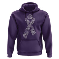 Inspirational Breast Cancer Awareness Hoodie Pink Ribbon Support - Wonder Print Shop