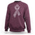Inspirational Breast Cancer Awareness Sweatshirt Pink Ribbon Support - Wonder Print Shop