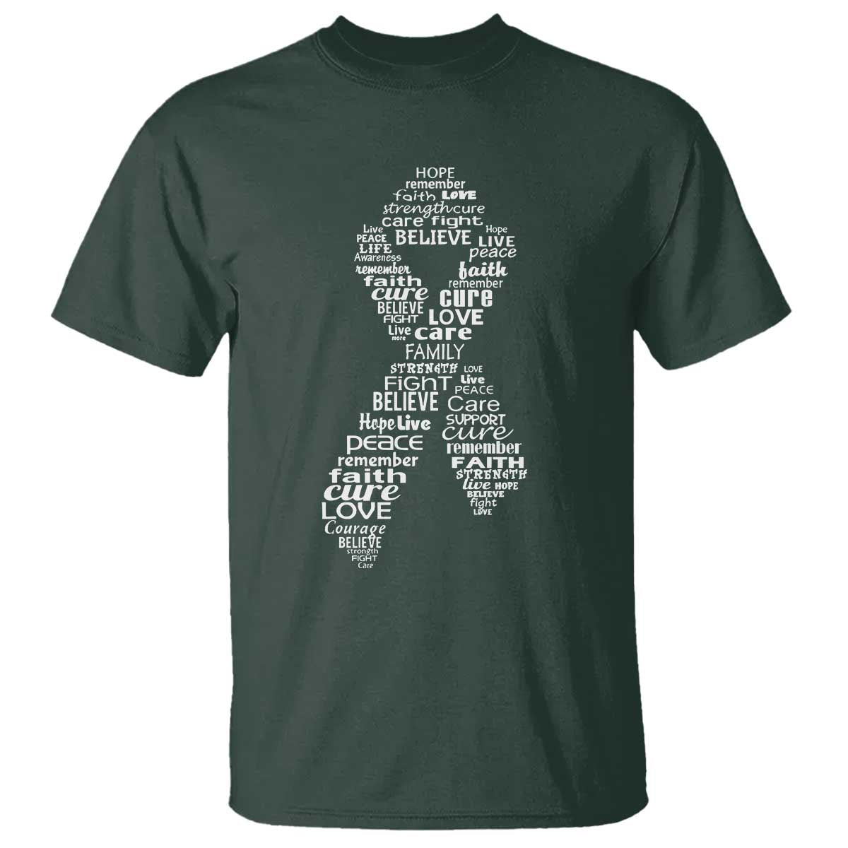 Inspirational Breast Cancer Awareness T Shirt Pink Ribbon Support - Wonder Print Shop