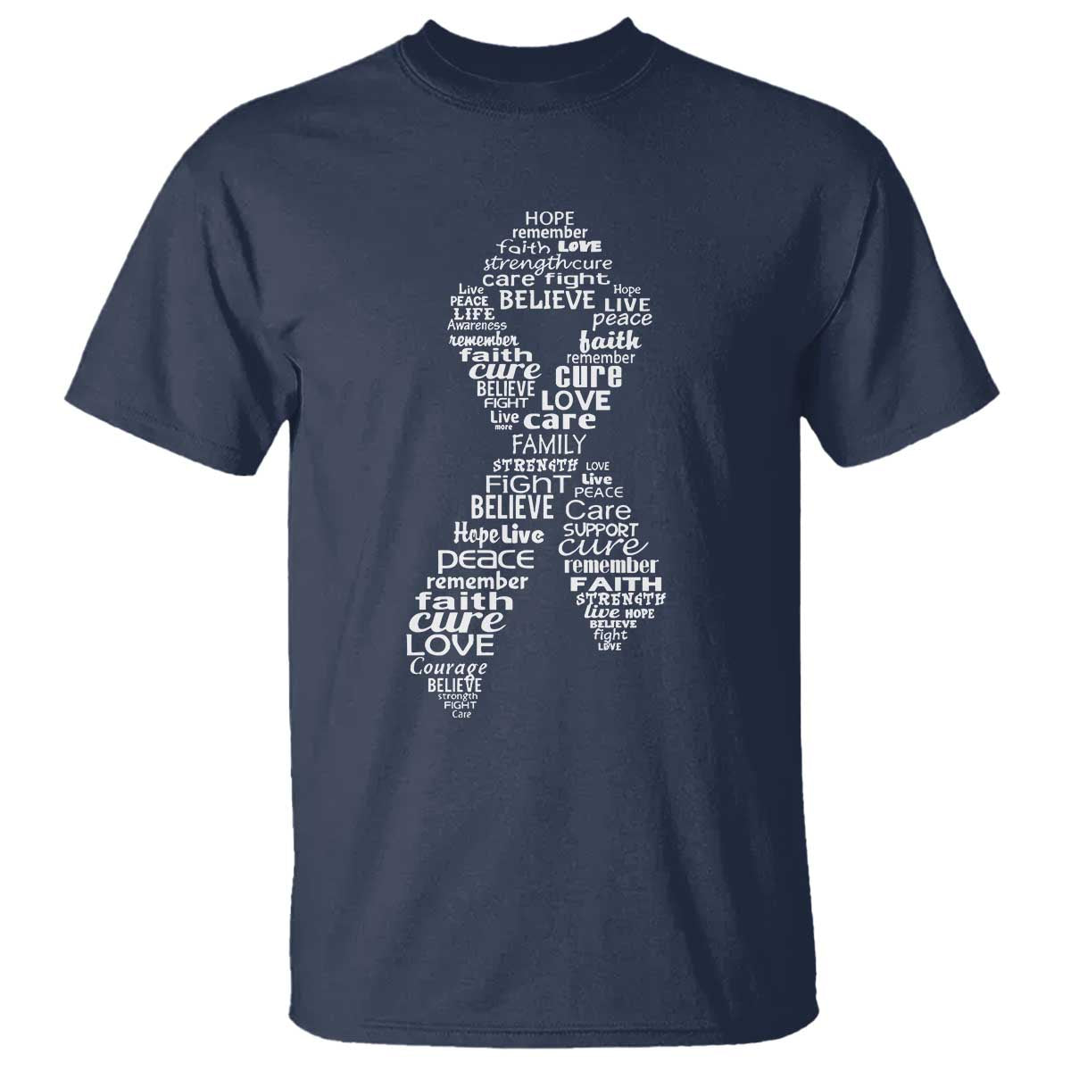 Inspirational Breast Cancer Awareness T Shirt Pink Ribbon Support - Wonder Print Shop
