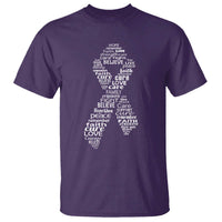 Inspirational Breast Cancer Awareness T Shirt Pink Ribbon Support - Wonder Print Shop