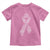 Inspirational Breast Cancer Awareness Toddler T Shirt Pink Ribbon Support - Wonder Print Shop