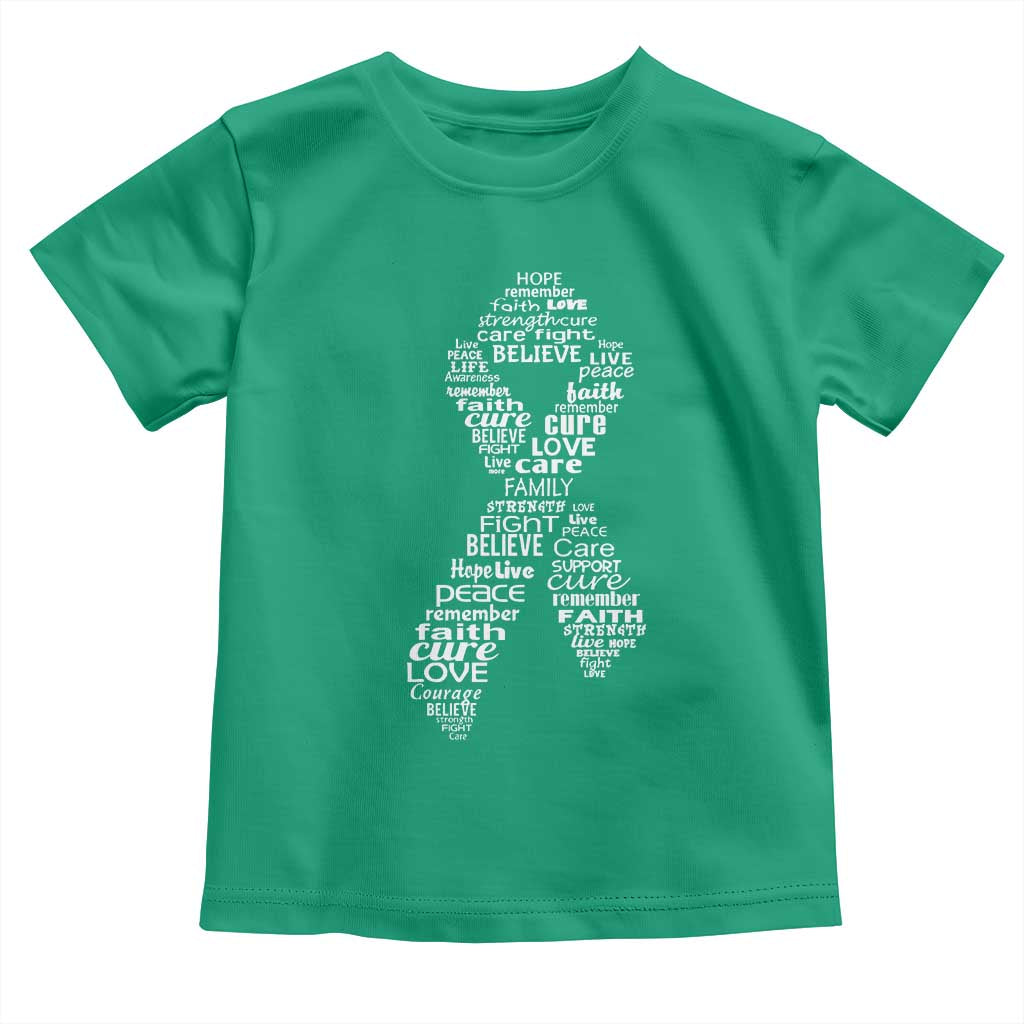 Inspirational Breast Cancer Awareness Toddler T Shirt Pink Ribbon Support - Wonder Print Shop