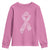 Inspirational Breast Cancer Awareness Youth Sweatshirt Pink Ribbon Support - Wonder Print Shop
