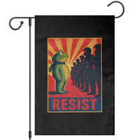Frog Resist Garden Flag Free Portland Oregon Poster Graphic Freedom Fighters - Wonder Print Shop
