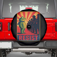 Frog Resist Spare Tire Cover Free Portland Oregon Poster Graphic Freedom Fighters - Wonder Print Shop
