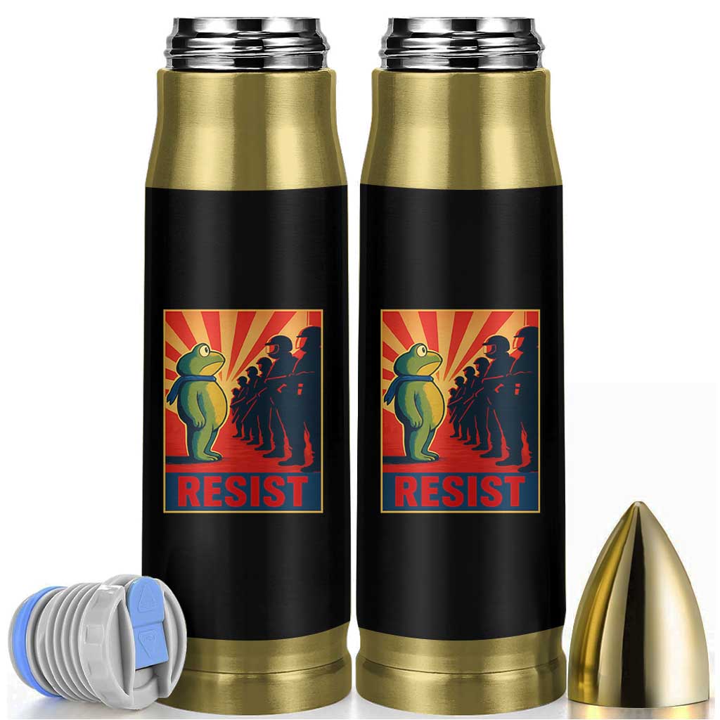 Frog Resist Bullet Tumbler Free Portland Oregon Poster Graphic Freedom Fighters - Wonder Print Shop