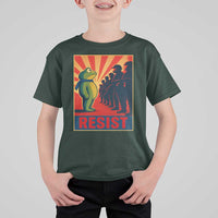 Frog Resist T Shirt For Kid Free Portland Oregon Poster Graphic Freedom Fighters - Wonder Print Shop