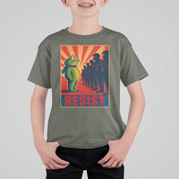Frog Resist T Shirt For Kid Free Portland Oregon Poster Graphic Freedom Fighters - Wonder Print Shop