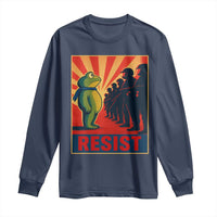 Frog Resist Long Sleeve Shirt Free Portland Oregon Poster Graphic Freedom Fighters - Wonder Print Shop