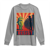 Frog Resist Long Sleeve Shirt Free Portland Oregon Poster Graphic Freedom Fighters - Wonder Print Shop