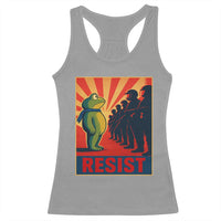 Frog Resist Racerback Tank Top Free Portland Oregon Poster Graphic Freedom Fighters - Wonder Print Shop