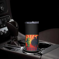 Frog Resist Skinny Tumbler Free Portland Oregon Poster Graphic Freedom Fighters - Wonder Print Shop