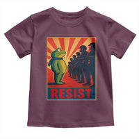 Frog Resist Toddler T Shirt Free Portland Oregon Poster Graphic Freedom Fighters - Wonder Print Shop