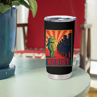 Frog Resist Tumbler Cup Free Portland Oregon Poster Graphic Freedom Fighters - Wonder Print Shop