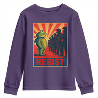 Frog Resist Youth Sweatshirt Free Portland Oregon Poster Graphic Freedom Fighters - Wonder Print Shop