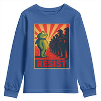 Frog Resist Youth Sweatshirt Free Portland Oregon Poster Graphic Freedom Fighters - Wonder Print Shop