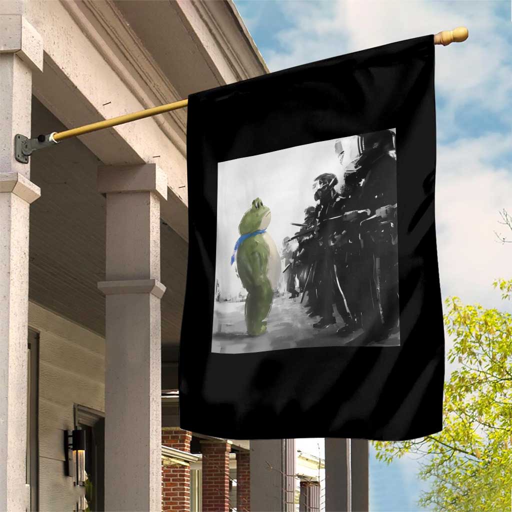 Frog Resist Garden Flag Free Portland Oregon Freedom Fighters - Wonder Print Shop