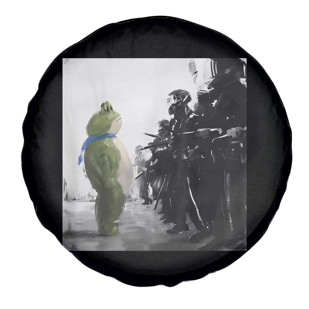 Frog Resist Spare Tire Cover Free Portland Oregon Freedom Fighters - Wonder Print Shop