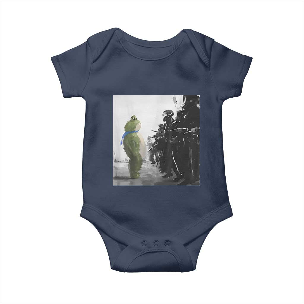 Frog Resist Baby Onesie Free Portland Oregon Freedom Fighters TS02