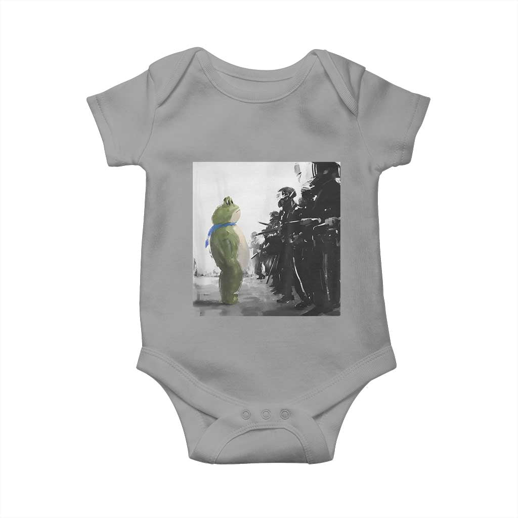 Frog Resist Baby Onesie Free Portland Oregon Freedom Fighters TS02