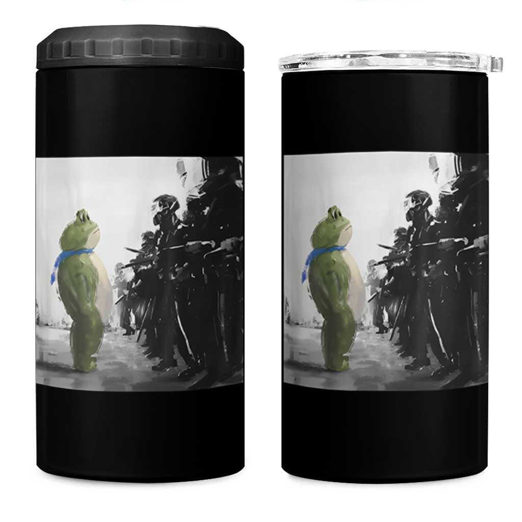 Frog Resist 4 in 1 Can Cooler Tumbler Free Portland Oregon Freedom Fighters - Wonder Print Shop