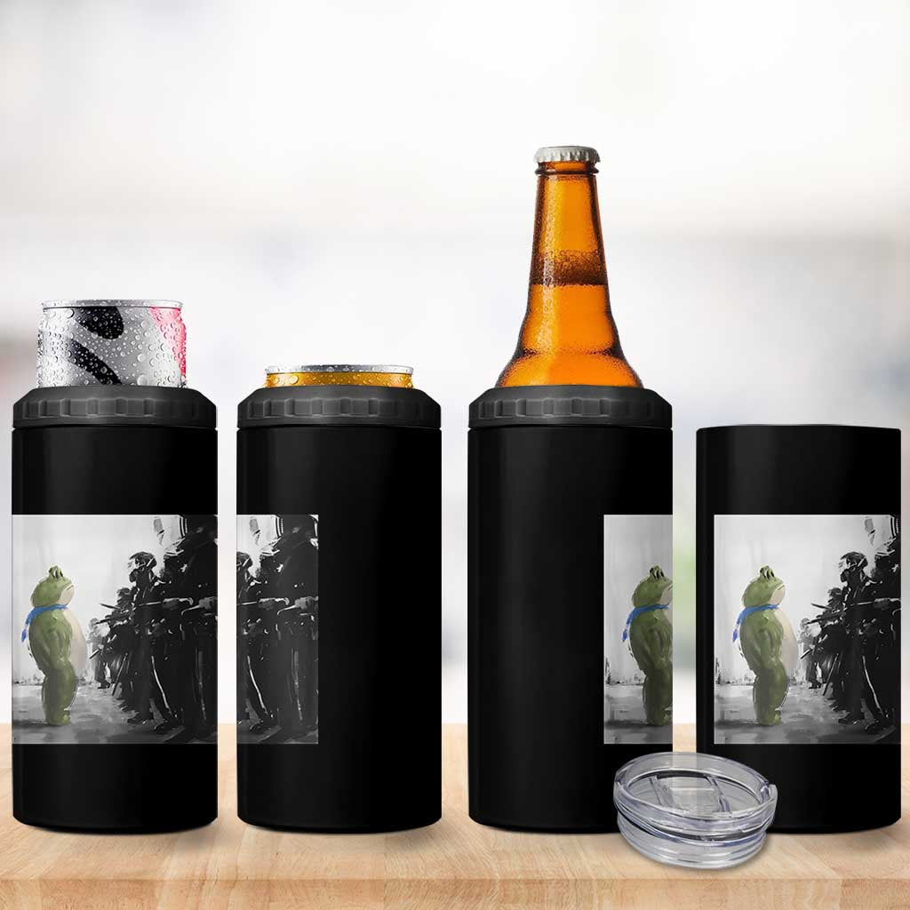 Frog Resist 4 in 1 Can Cooler Tumbler Free Portland Oregon Freedom Fighters - Wonder Print Shop