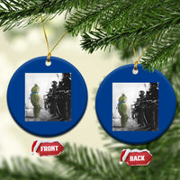 Frog Resist Ceramic Ornament Free Portland Oregon Freedom Fighters - Wonder Print Shop