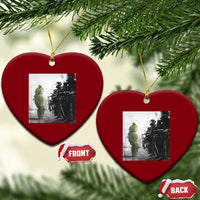 Frog Resist Ceramic Ornament Free Portland Oregon Freedom Fighters - Wonder Print Shop