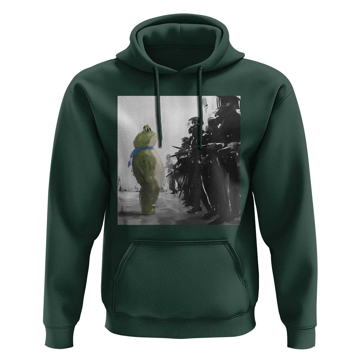 Frog Resist Hoodie Free Portland Oregon Freedom Fighters TS02