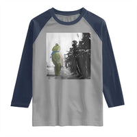 Frog Resist Raglan Shirt Free Portland Oregon Freedom Fighters - Wonder Print Shop