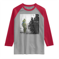 Frog Resist Raglan Shirt Free Portland Oregon Freedom Fighters - Wonder Print Shop