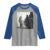 Frog Resist Raglan Shirt Free Portland Oregon Freedom Fighters - Wonder Print Shop