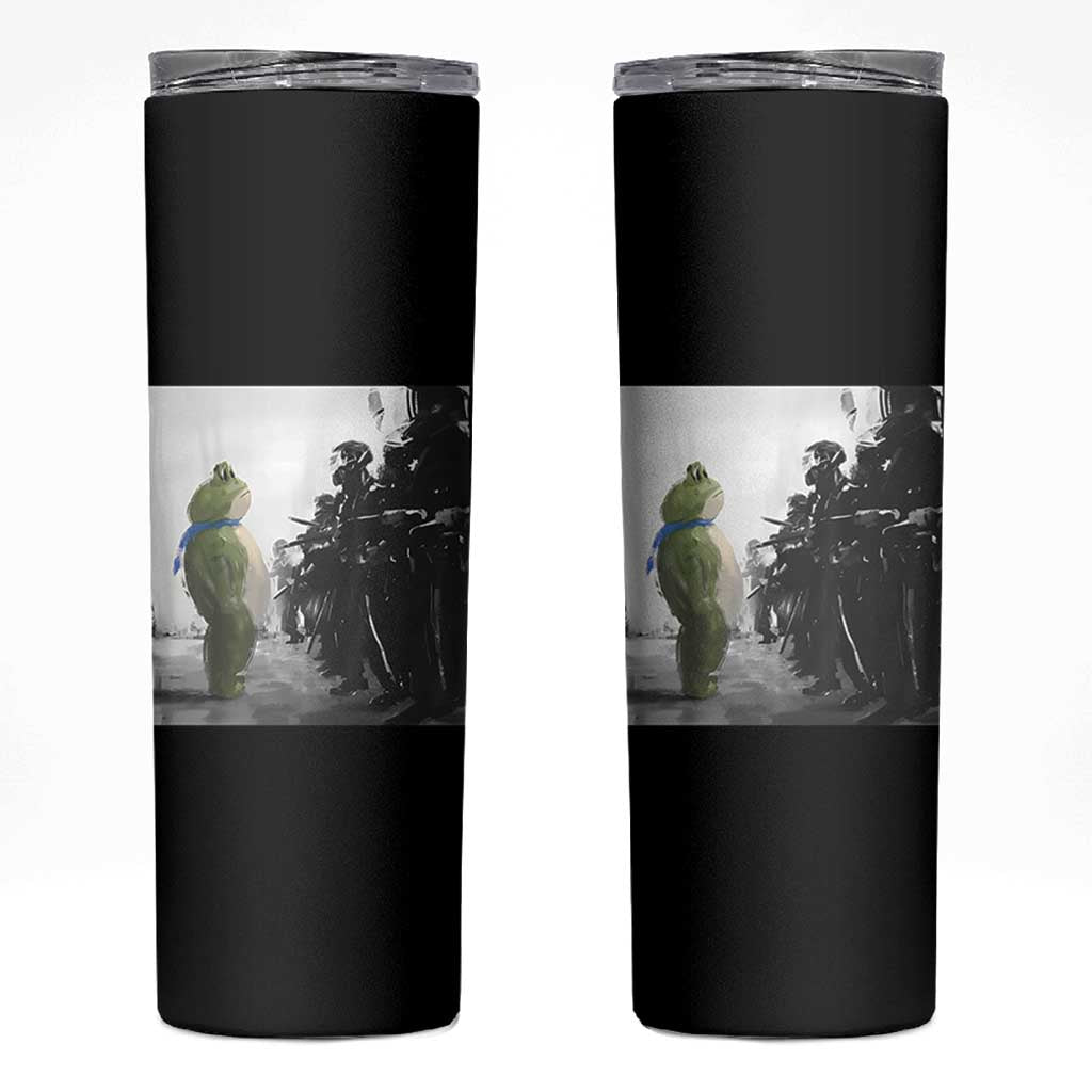 Frog Resist Skinny Tumbler Free Portland Oregon Freedom Fighters - Wonder Print Shop
