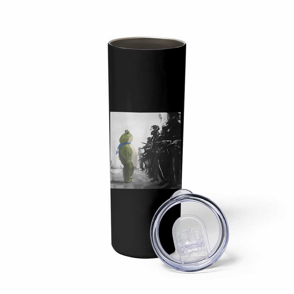 Frog Resist Skinny Tumbler Free Portland Oregon Freedom Fighters - Wonder Print Shop