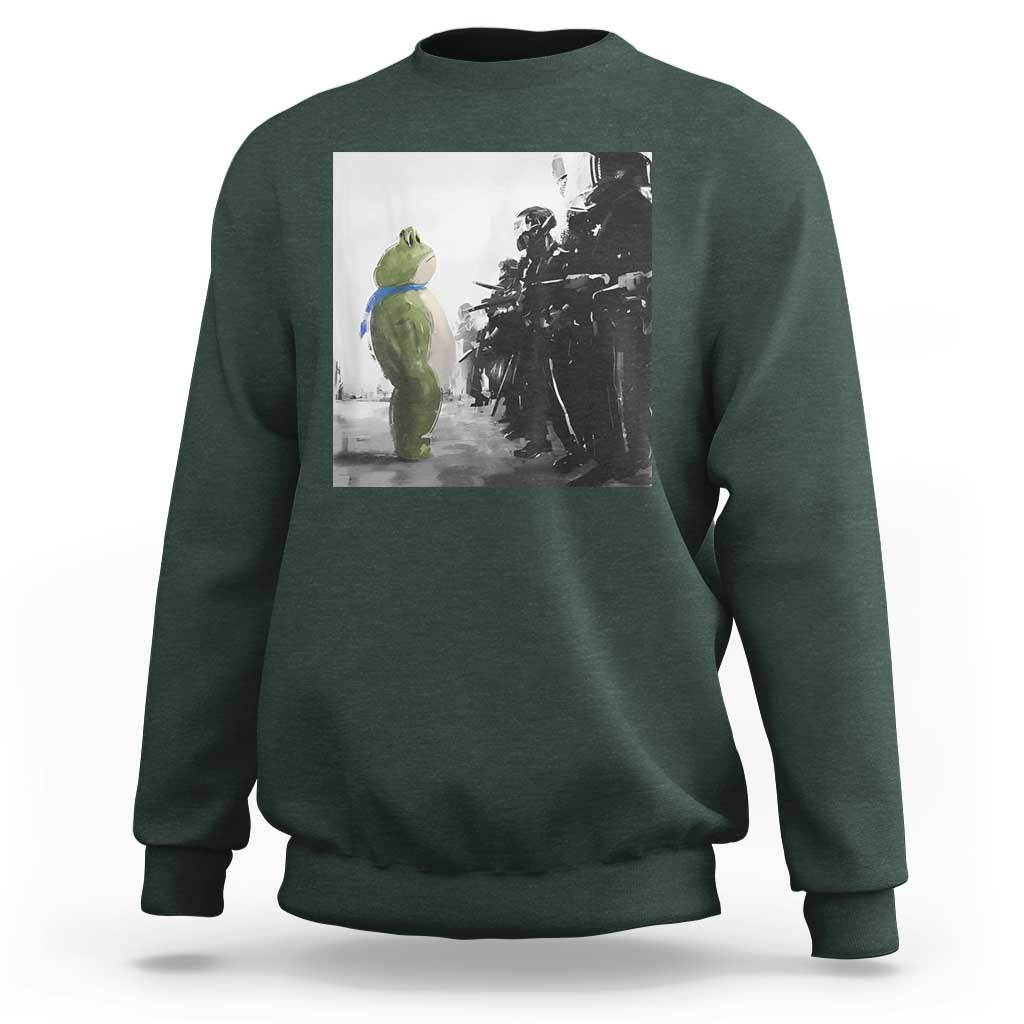 Frog Resist Sweatshirt Free Portland Oregon Freedom Fighters TS02