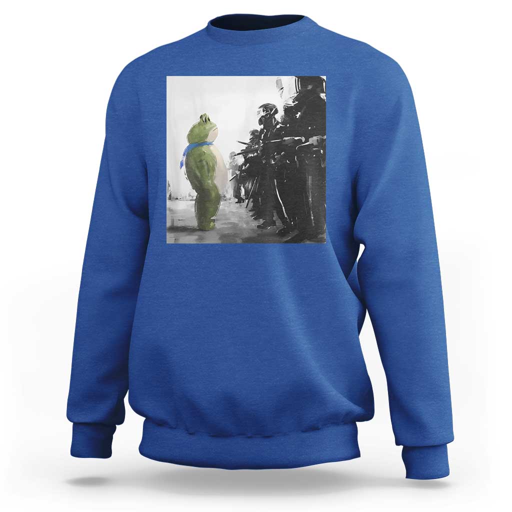 Frog Resist Sweatshirt Free Portland Oregon Freedom Fighters TS02