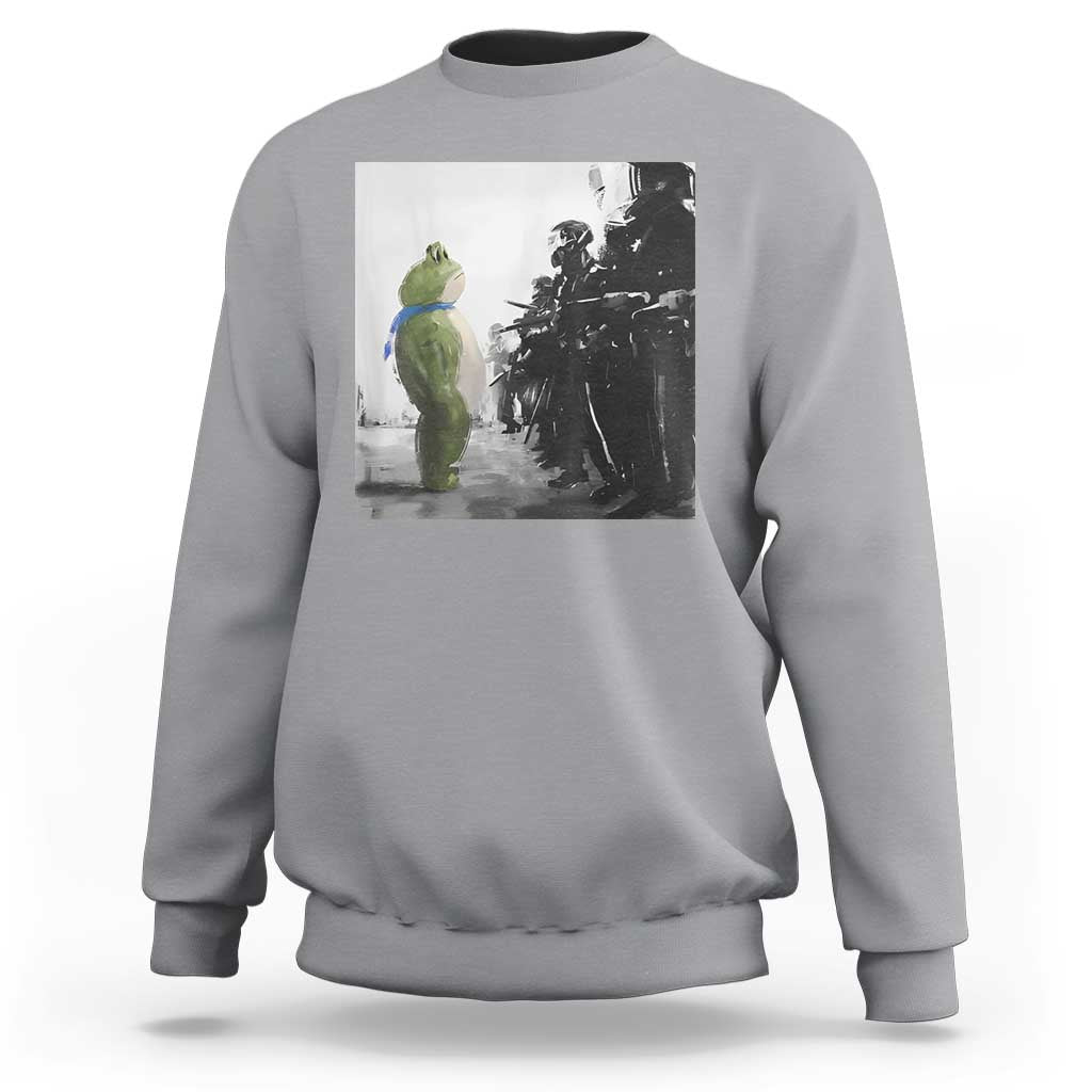 Frog Resist Sweatshirt Free Portland Oregon Freedom Fighters TS02