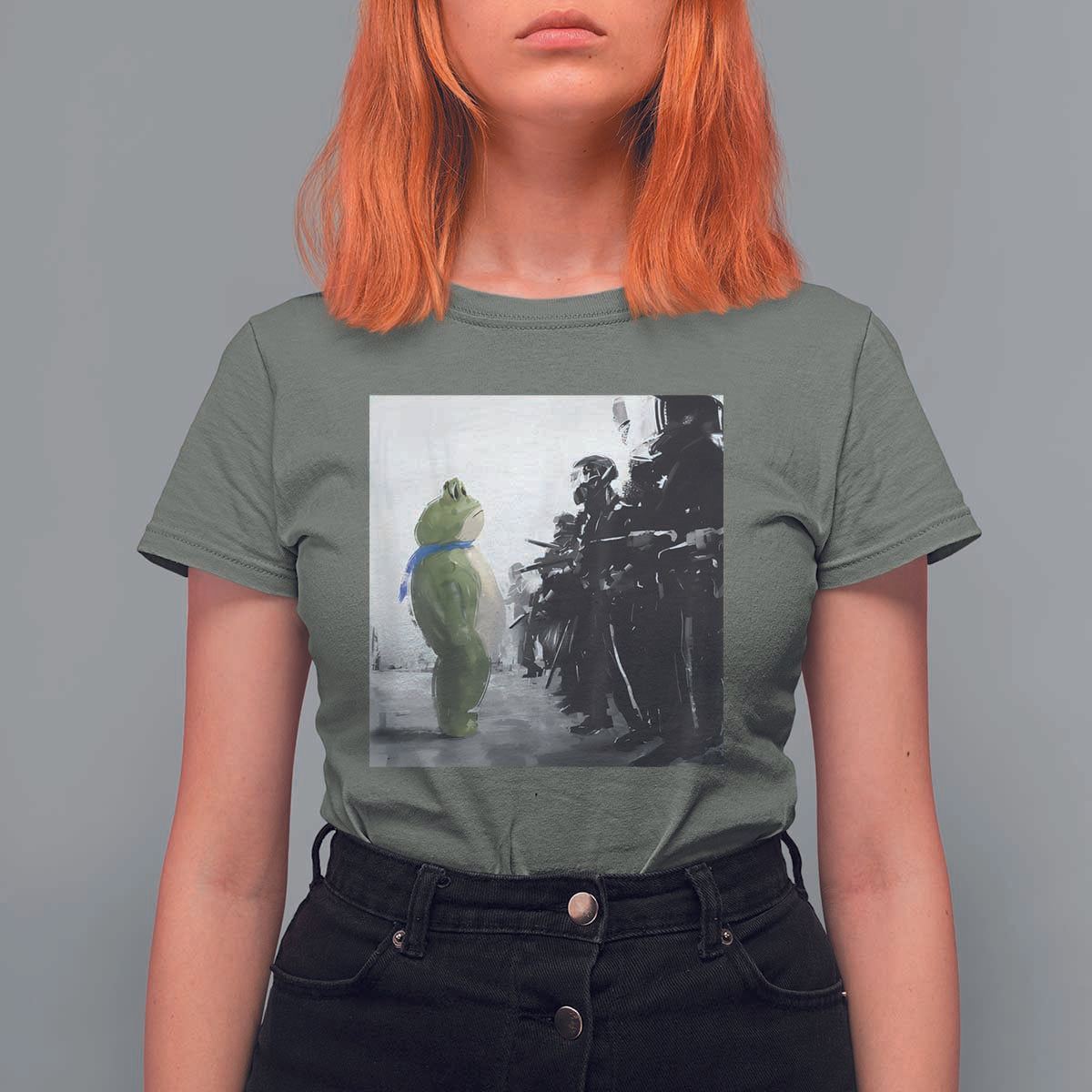 Frog Resist T Shirt For Women Free Portland Oregon Freedom Fighters TS02