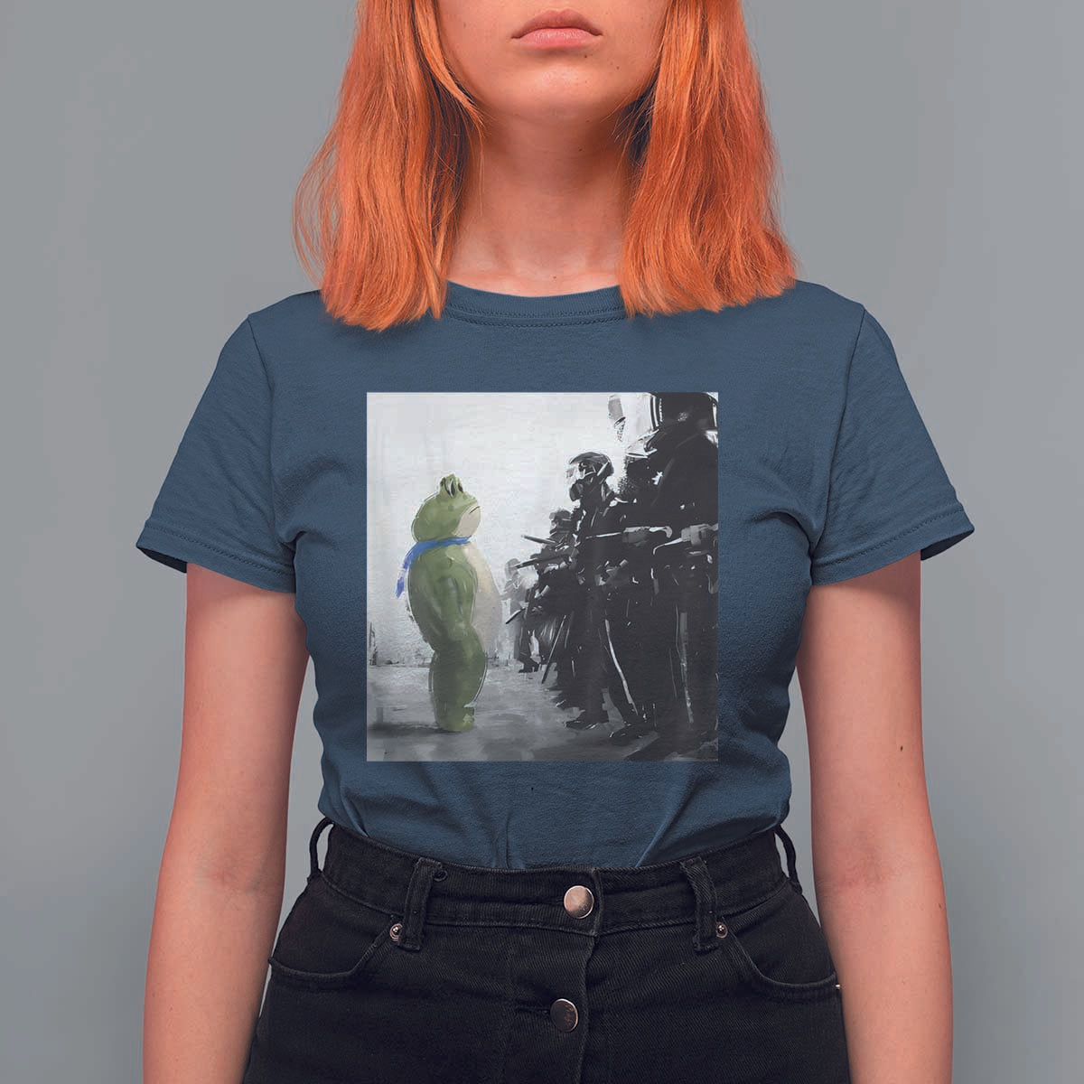 Frog Resist T Shirt For Women Free Portland Oregon Freedom Fighters TS02