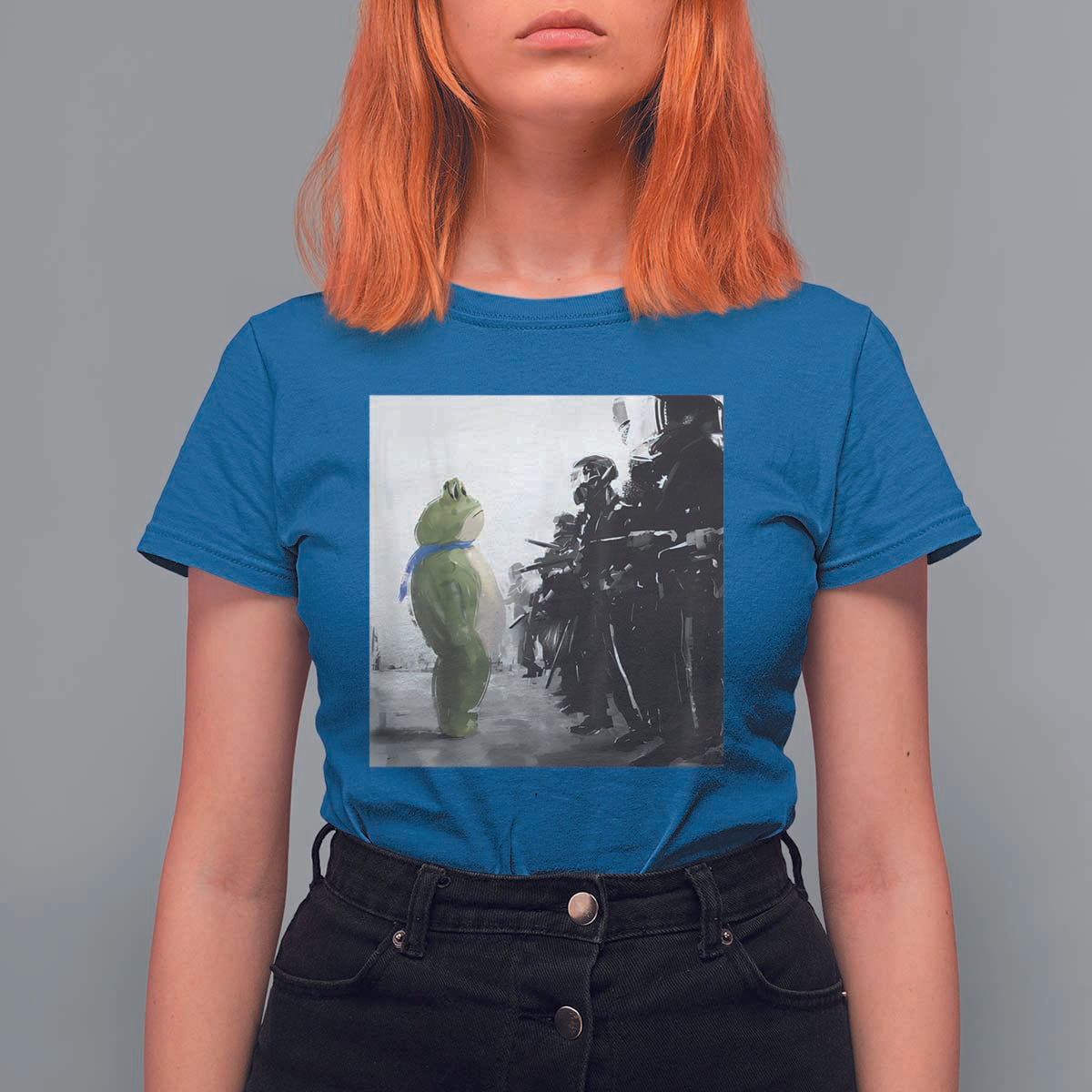 Frog Resist T Shirt For Women Free Portland Oregon Freedom Fighters TS02