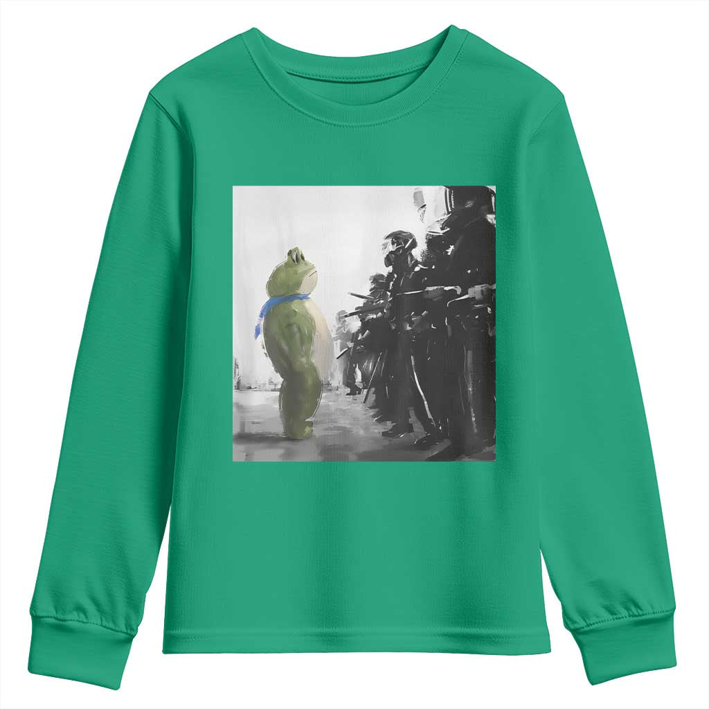 Frog Resist Youth Sweatshirt Free Portland Oregon Freedom Fighters TS02