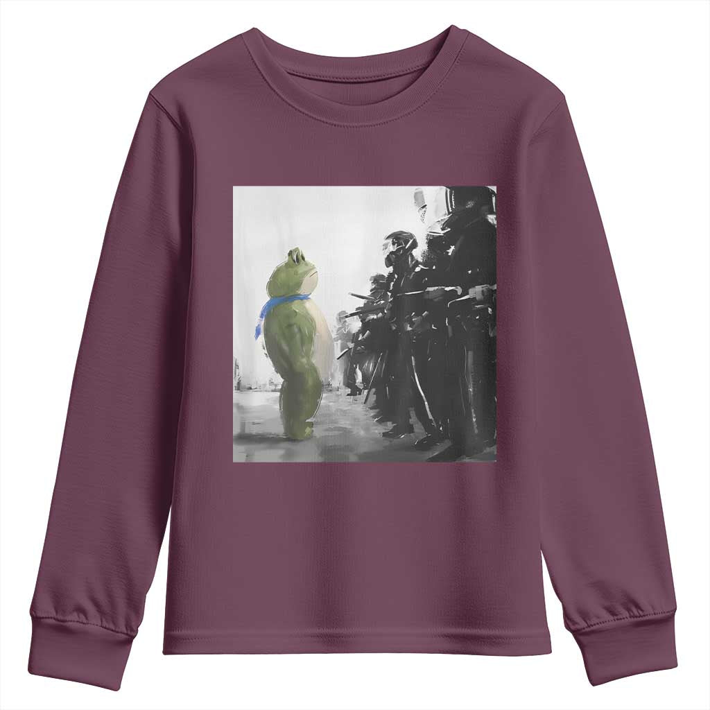 Frog Resist Youth Sweatshirt Free Portland Oregon Freedom Fighters TS02