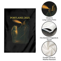 Resist Frog Political Poste Garden Flag Free Portland Vintage Protest Graphic - Wonder Print Shop