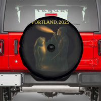 Resist Frog Political Poste Spare Tire Cover Free Portland Vintage Protest Graphic - Wonder Print Shop