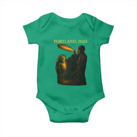 Resist Frog Political Poste Baby Onesie Free Portland Vintage Protest Graphic - Wonder Print Shop